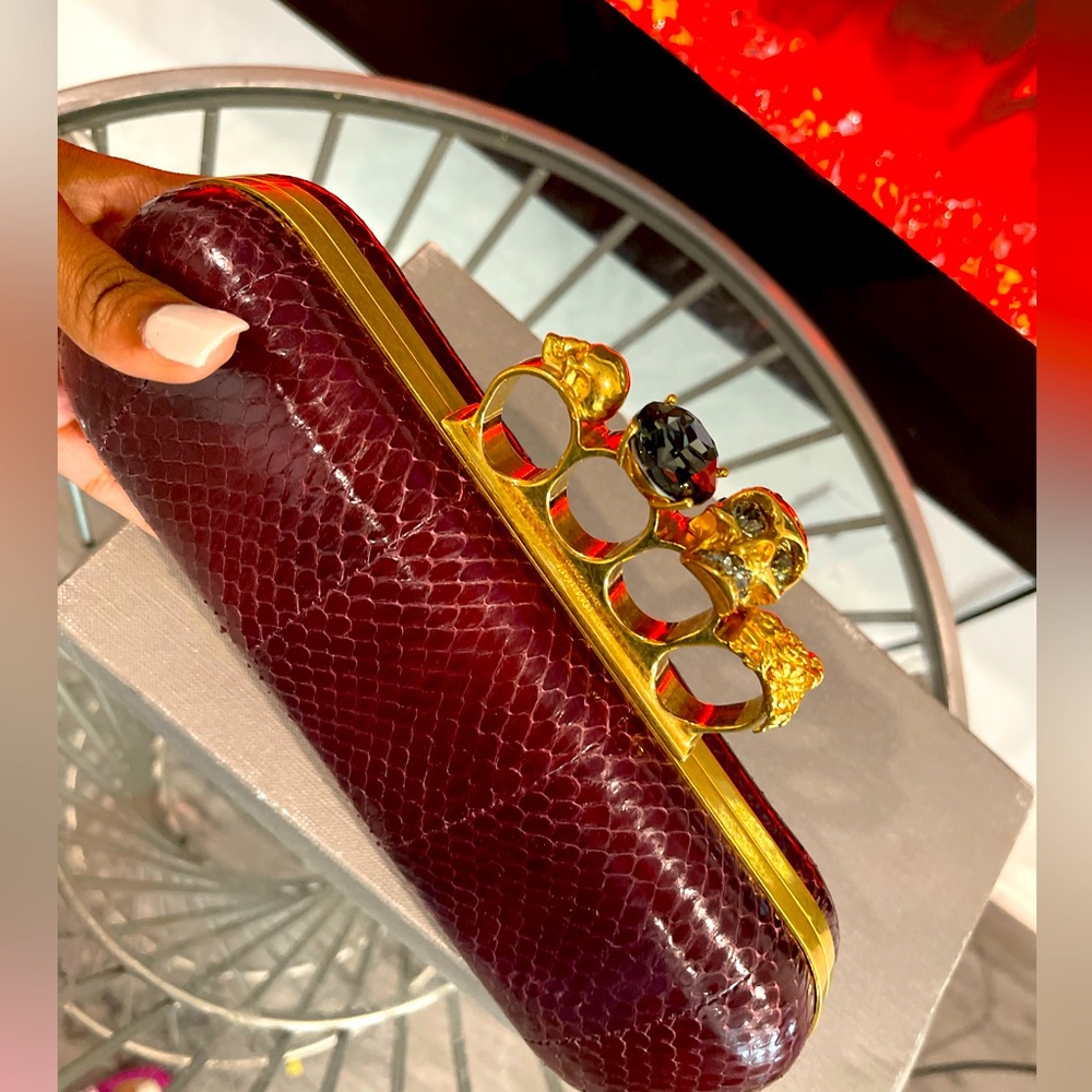 Alexander McQueen clutch